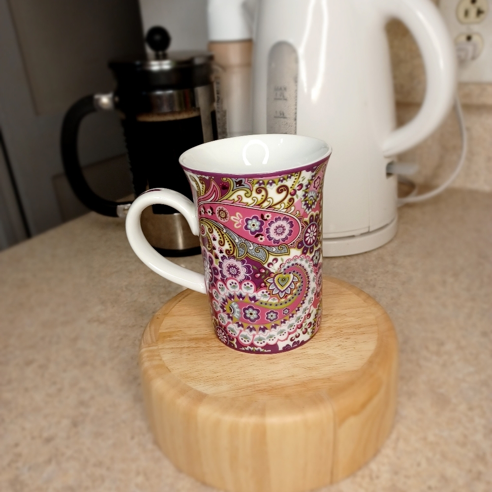 Vera Bradley Paisley Ceramic Mug